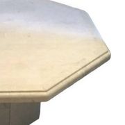 Travertine coffee table