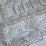 Serviteur / Plateau de service en cristal