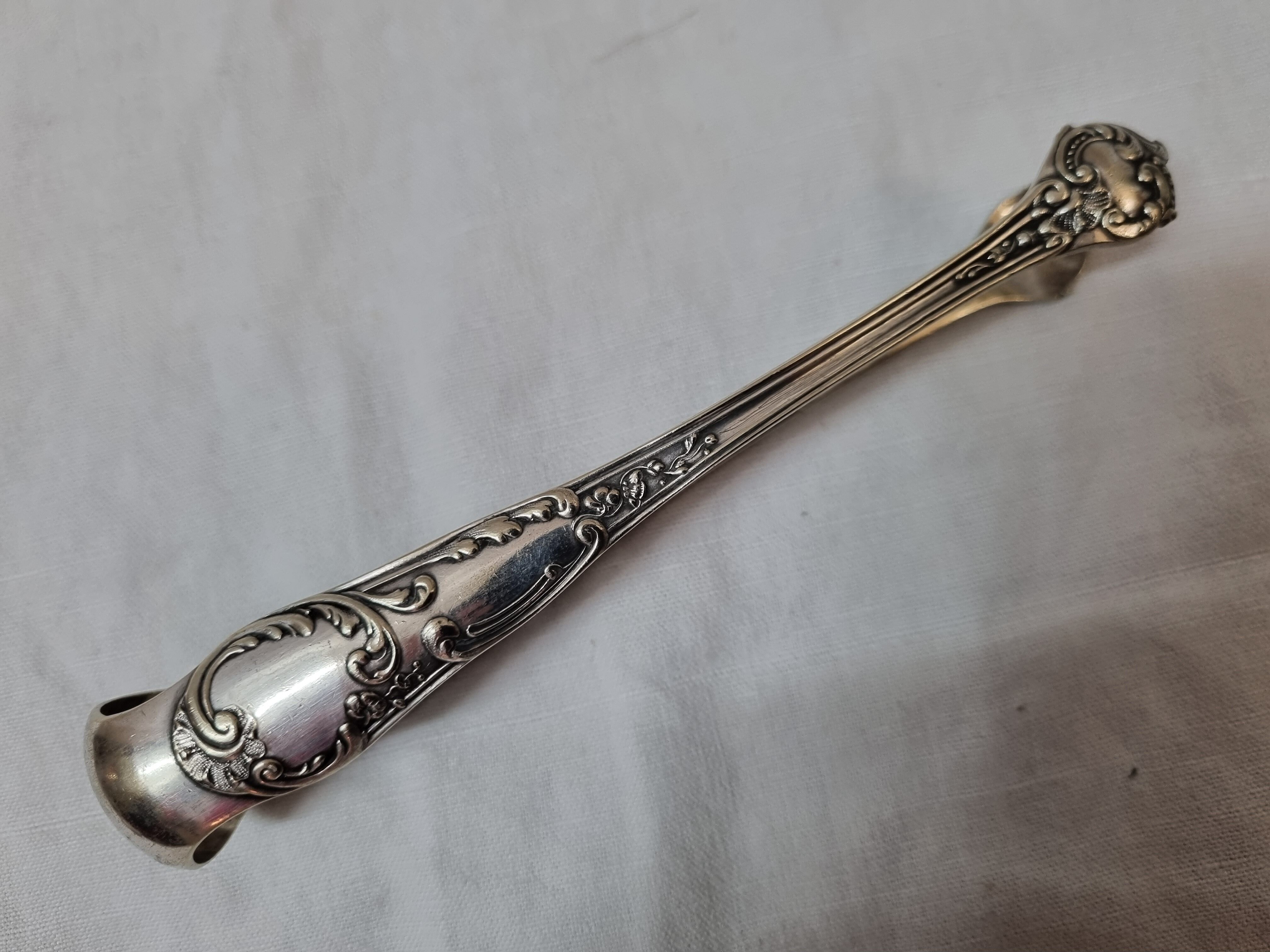 Pince à Sucre En Argenterie Ercuis, Poinçon Au Centaure - Très Belle, Occasion