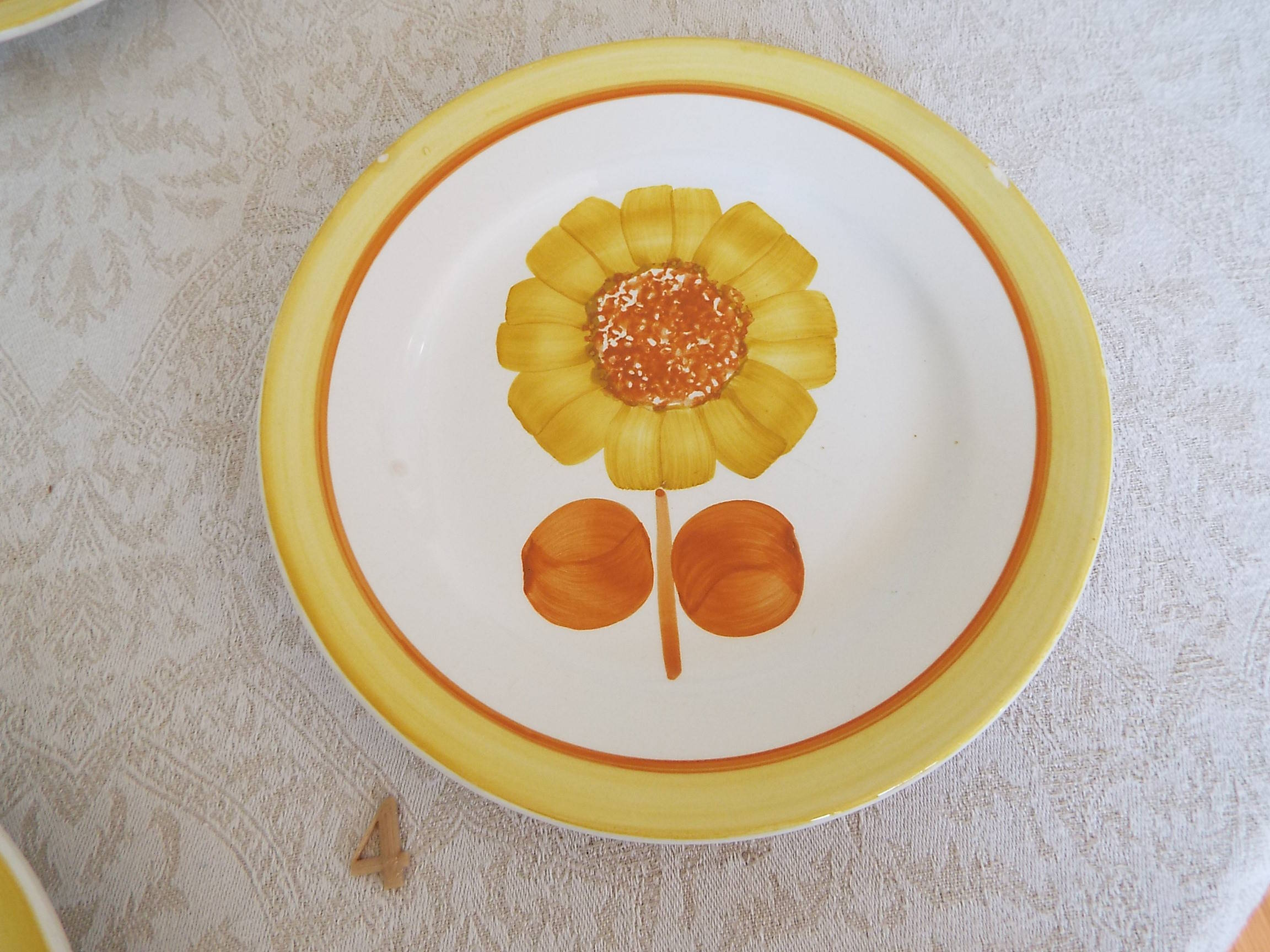 6 DIGOIN dessert plates