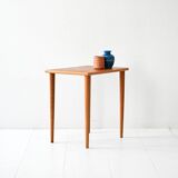 Small 1950s Scandinavian Coffee Table with Turned Legs