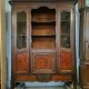 Display cabinet bookshelf in Louis XV style