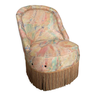 Fauteuil crapaud vintage