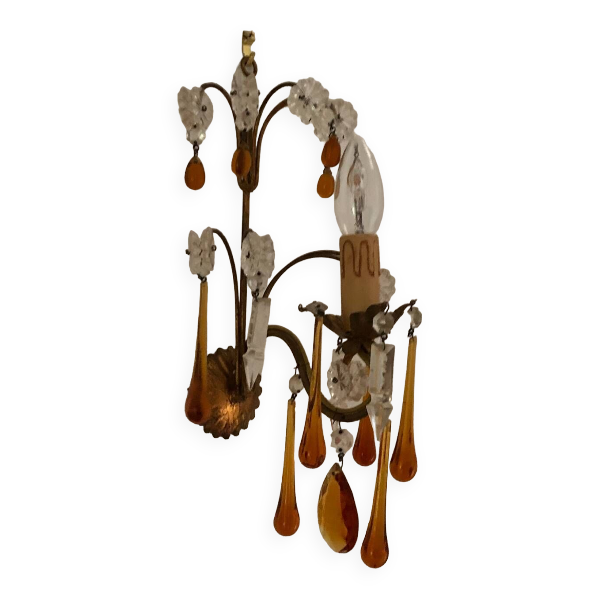 Tassel wall lights x3