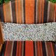 Set of 5 70s designer chairs in beech and orange and brown velvet Self éditeur