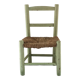 Chaise d'enfant paillée, esprit campagne