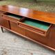 Teak design sideboard by Edvard Valentinsen, published by Samcom. 1960 Denmark.