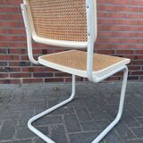 Cesca dining room chair designed by Marcel Breuer