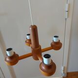 Vintage Ikea pine chandelier