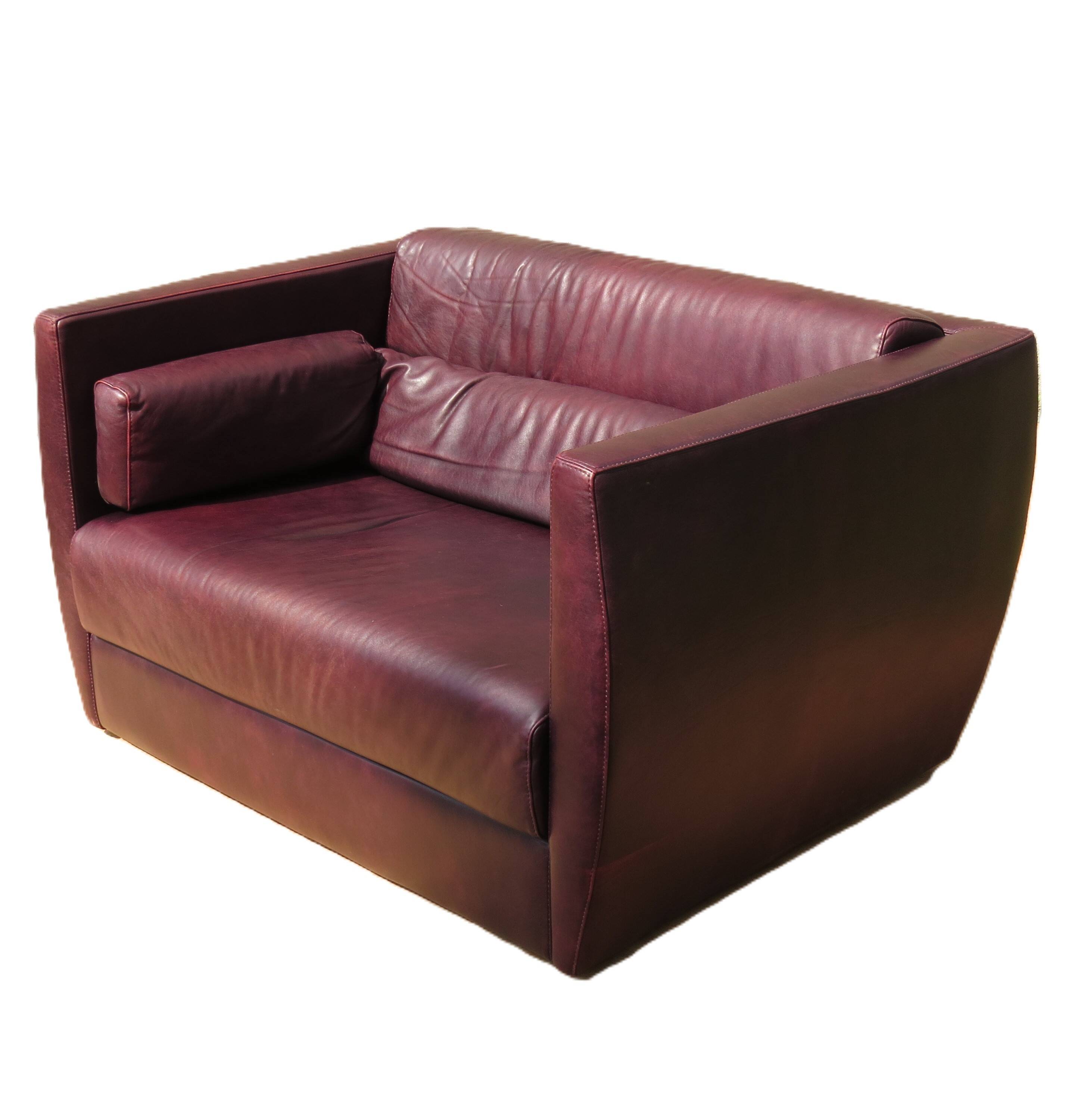 Roche-Bobois love seat sofa