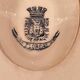 Porcelain sauceboat from Gien, Floréal blue model.