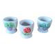 3 coquetiers anciens Barbotine