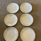 6 Art Deco porcelain plates