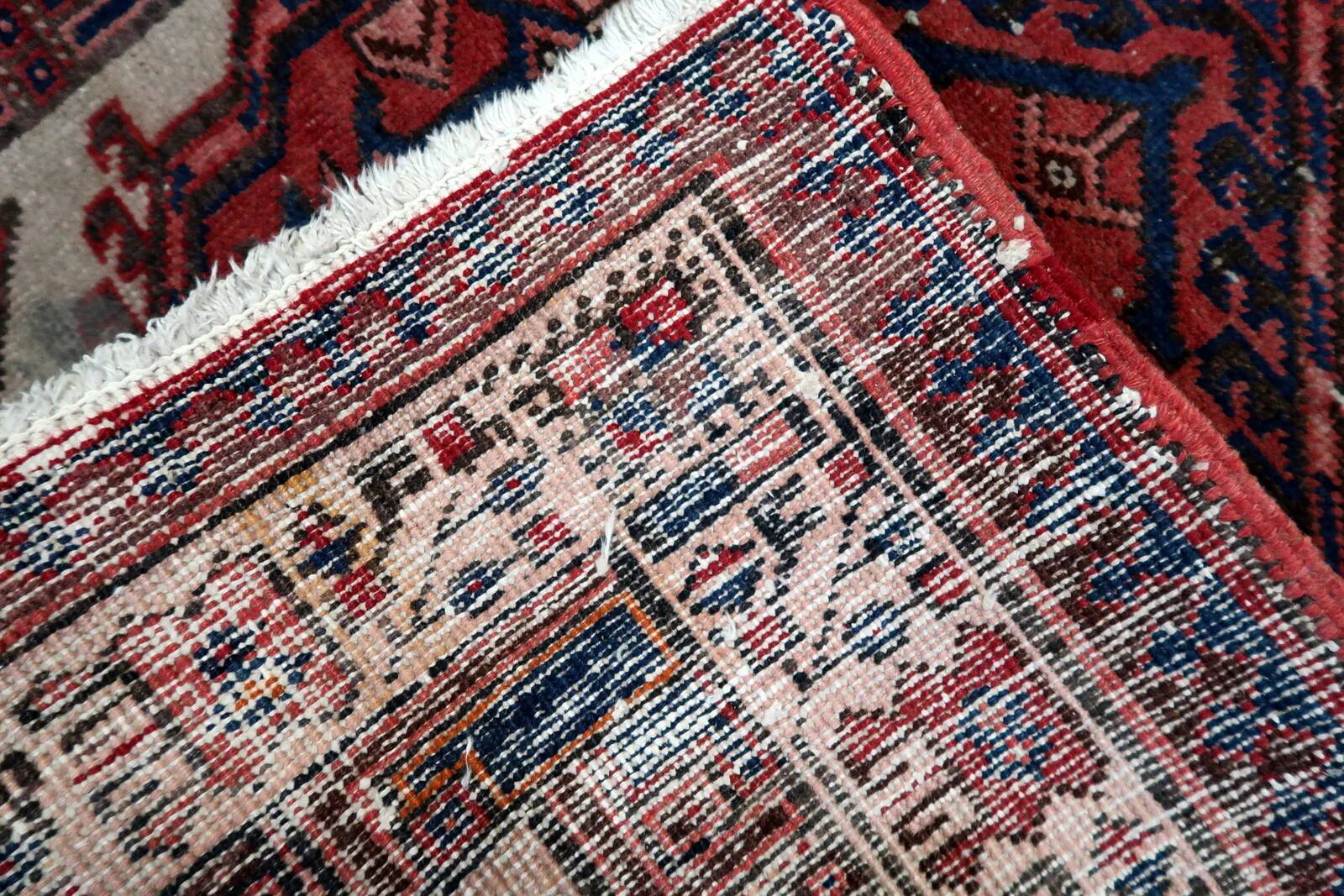Handmade antique Persian Serab runner 102cm x 323cm 1920s - 1С1165