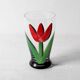 Set of 2 Tulip Crystal Glasses Boda by Ulrica Hydman Vallien / Sweden / 199