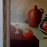 Oil painting, still life