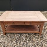 Old walnut coffee table