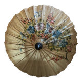 Parapluie japonais peint à la main vintage