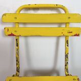 Vintage Yellow Industrial Chair, 1960s