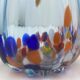 Blue glass vase