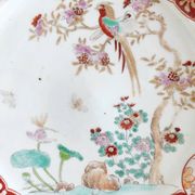 Japanese plate circa 1900 birds and insects