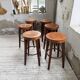 6 vintage Baumann bar stools