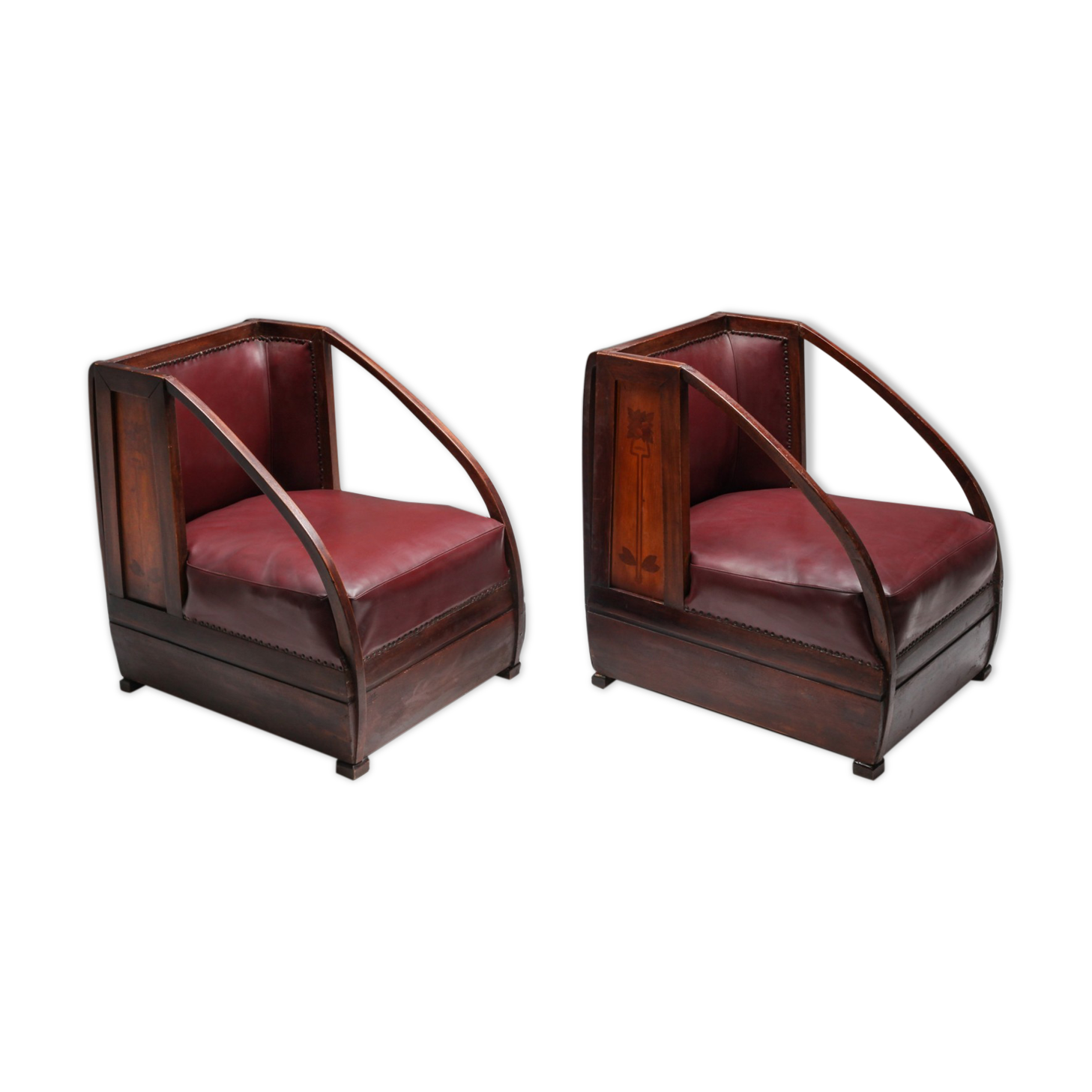 Paire de fauteuils Carlo et Piero Zen 1910