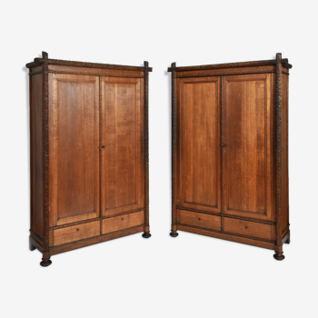 Black Forest wood cabinets