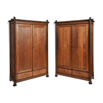 Black Forest wood cabinets