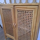 Rattan shelf