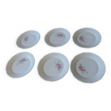 Lot d'assiettes à dessert