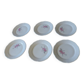 Lot d'assiettes à dessert