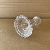 Petit bougeoir ancien en verre