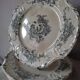 4 plates at the end of 1800 by Gien
