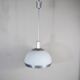 Suspended lamp in plexiglass and steel with faceted glass light by Pia Guidetti Crippa, 1960s.