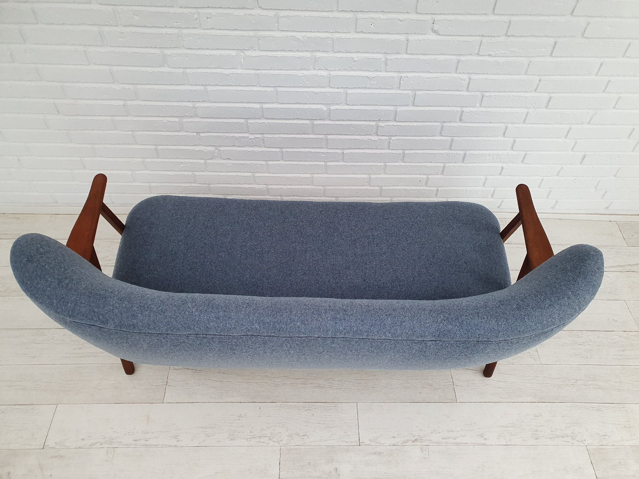 Danish sofa by Erhardsen & Andersen, completely renovated - reupholstered, 70s