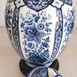 Old chinese potiche porcelain signed ginger pot h.23cm