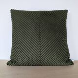 Chevron corduroy cushion