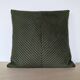 Coussin velours côtelé chevron