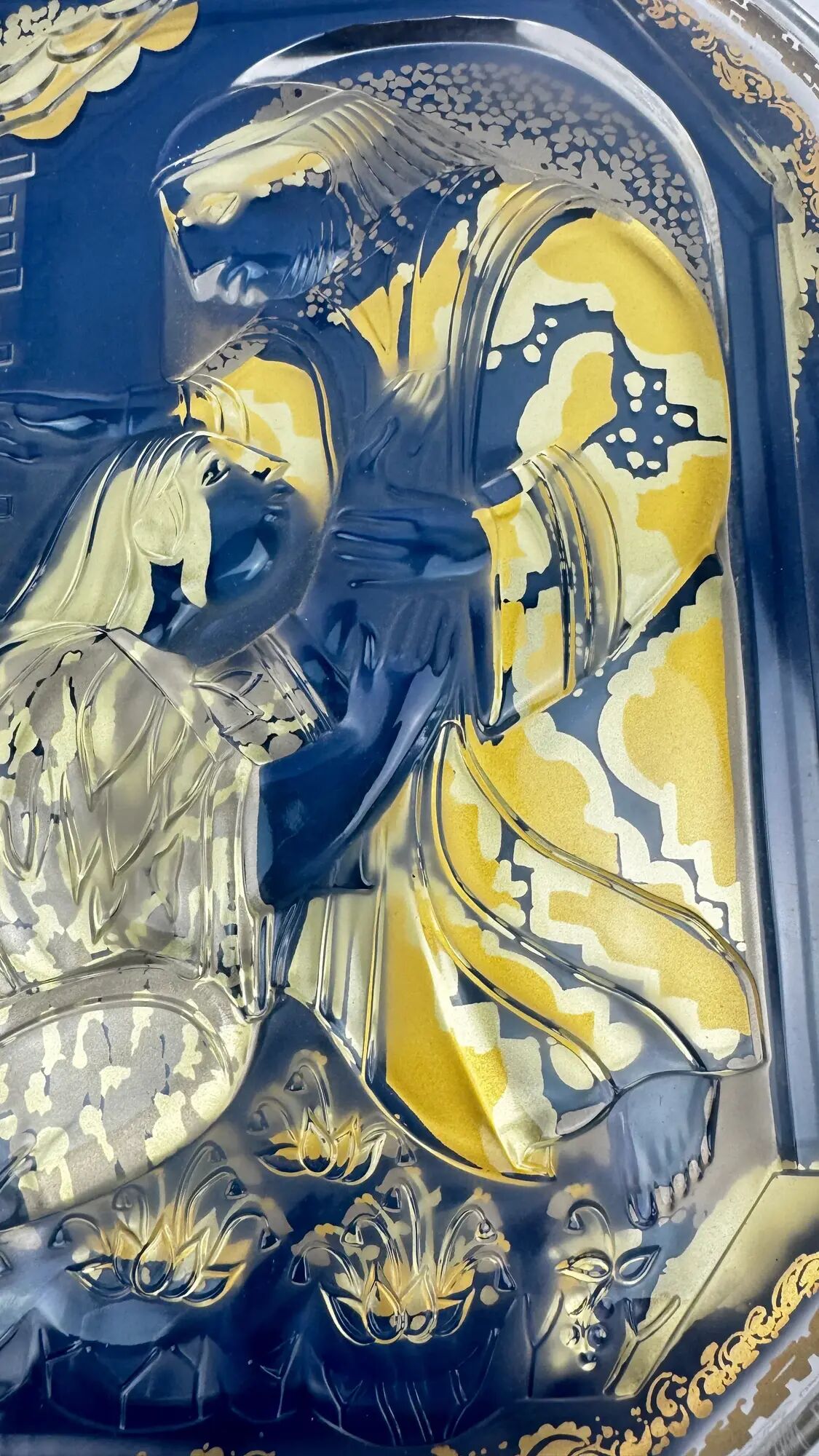 Bjørn Wiinblad for Rosenthal Studio-Line, wall plaque Parables 1982