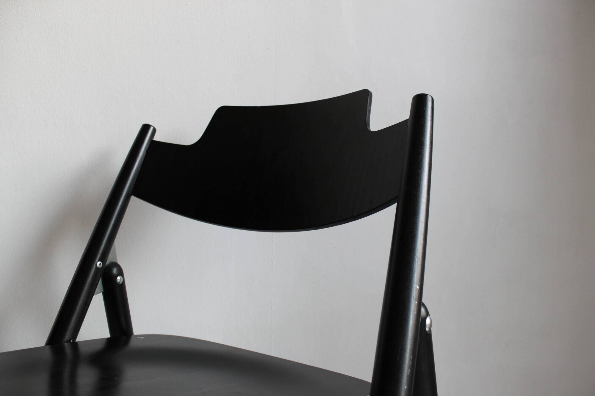 Wooden folding chairs SE18 by Egon Eiermann for Wilde & Spieth, Germany 1952.