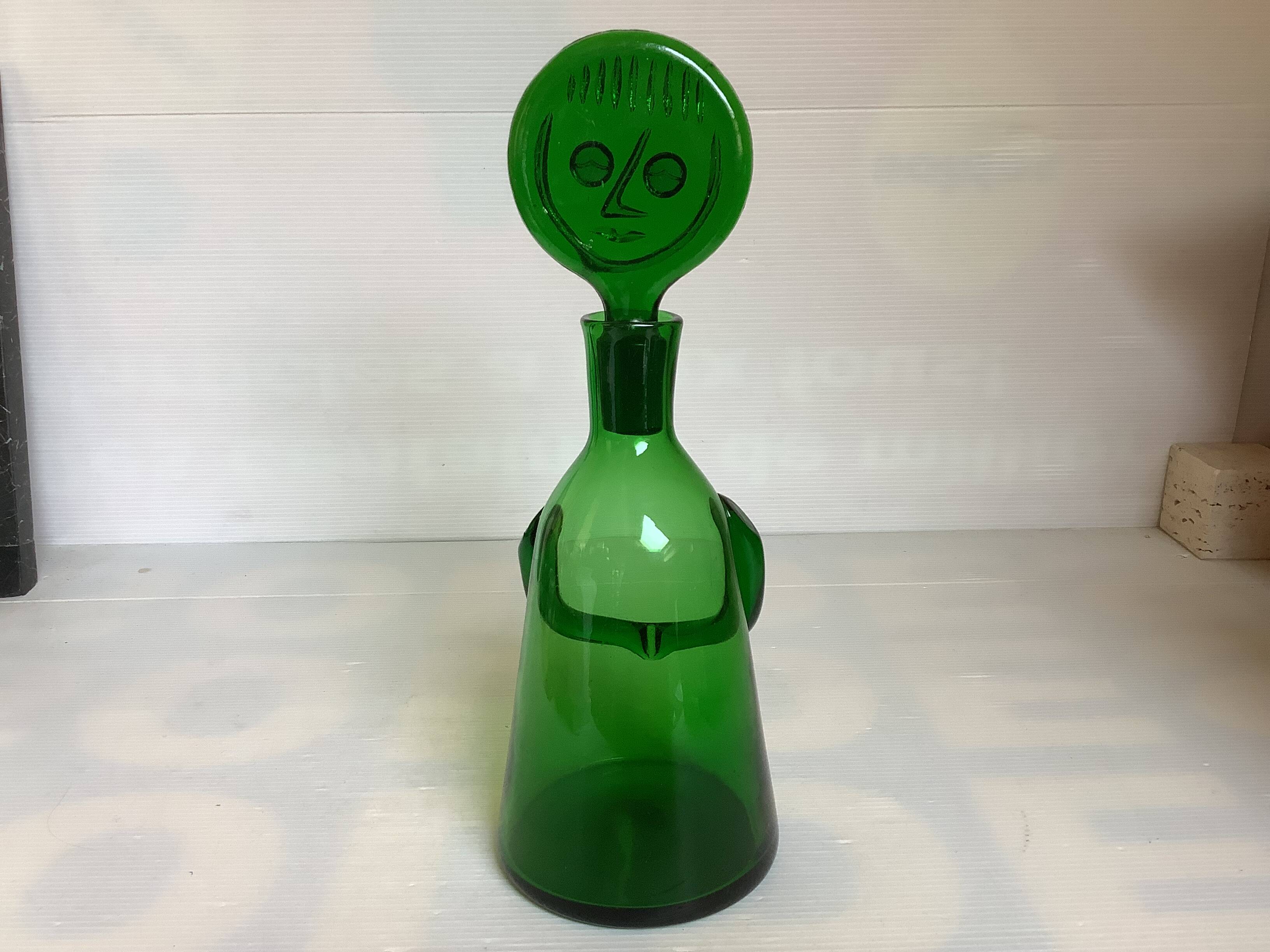 Bouteille carafe anthropomorphe Erik Höglund kosta boda
