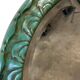 Vintage green organic wall mirror