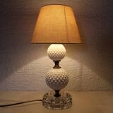 Glass table lamp 1950