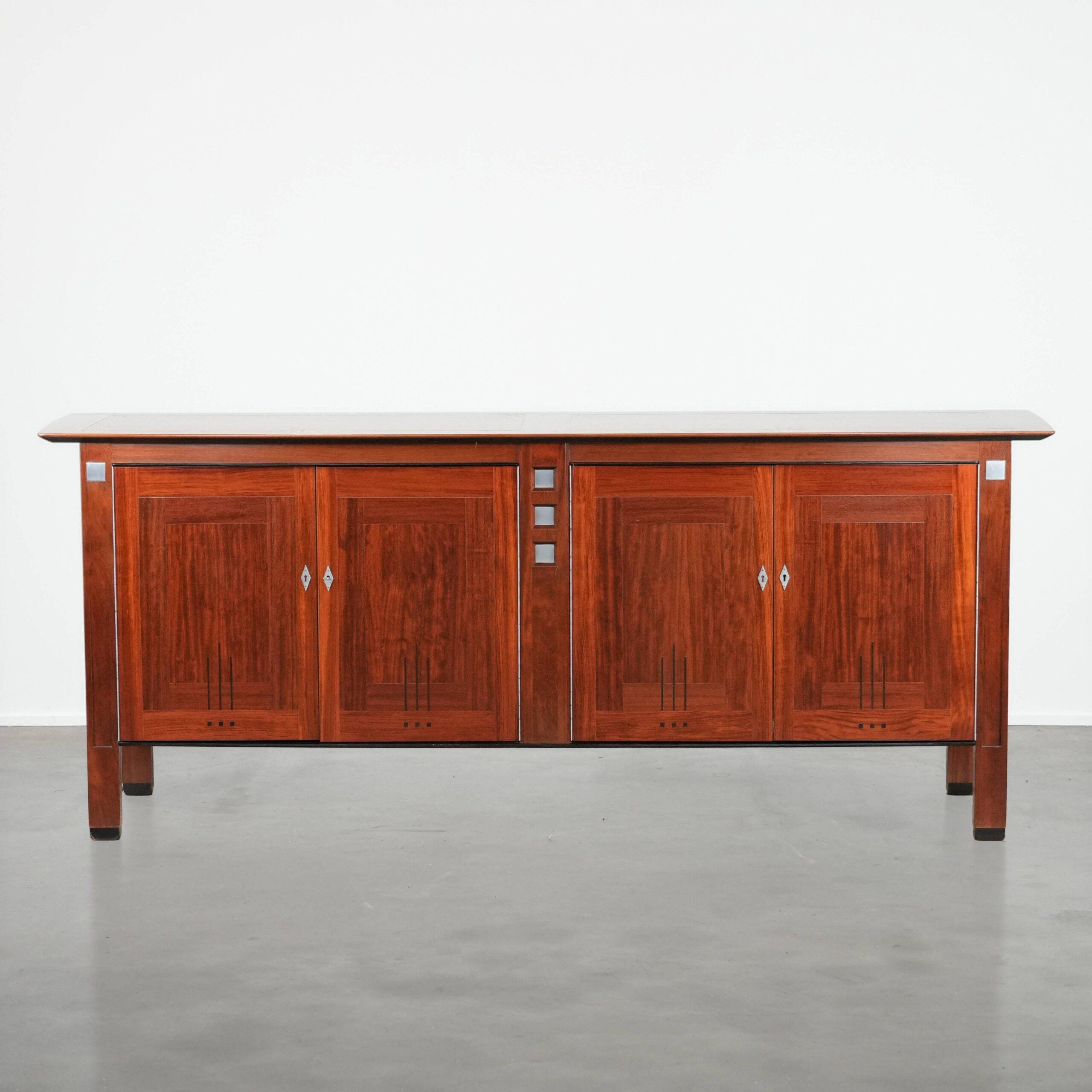 Amazing and well-preserved large Art Deco design sideboard