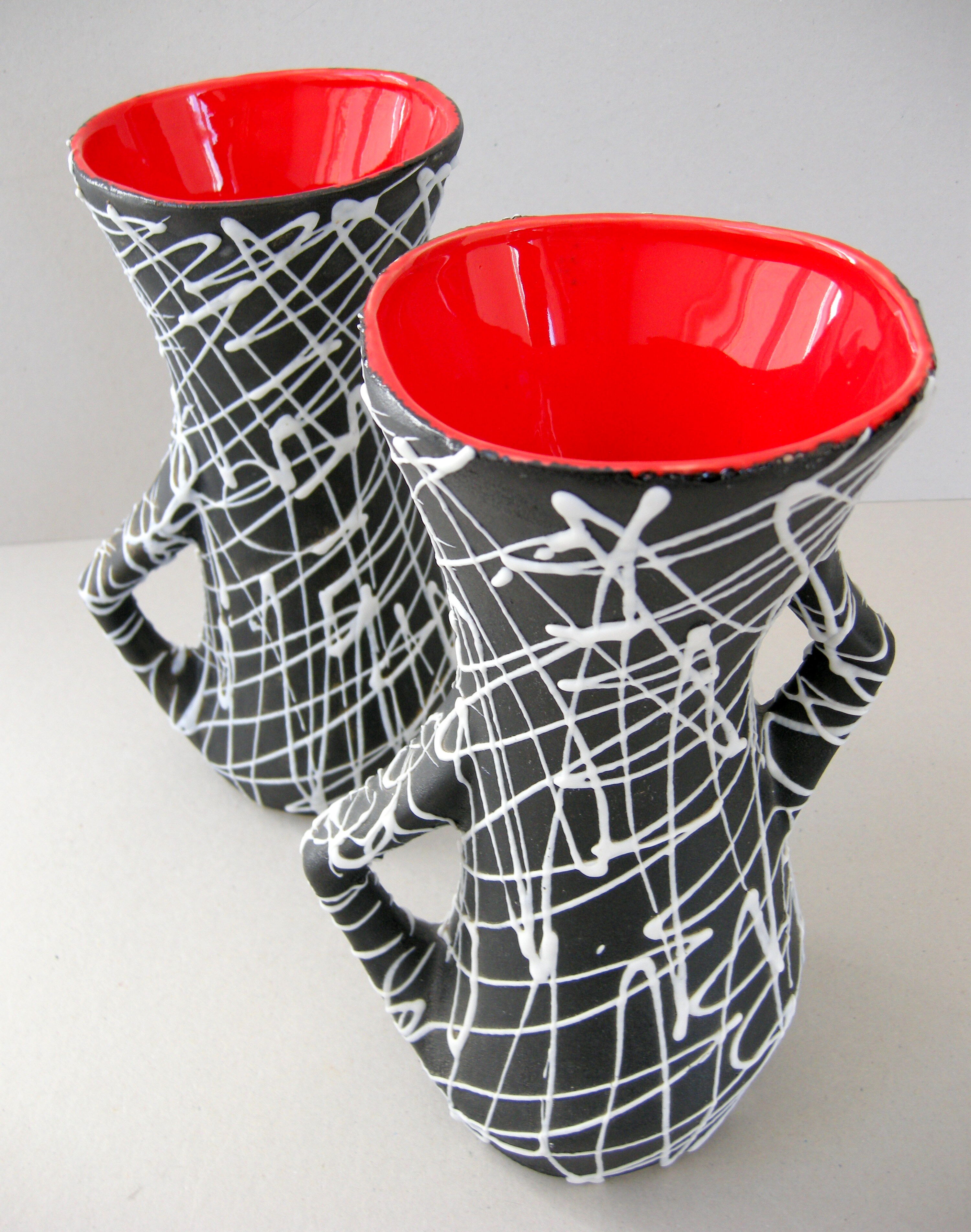 Pair of vintage vases 1950