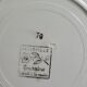 Lot 6 flat plates Touraine de Lunéville