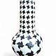 2 x ceramic / Pied de Poule vases / 1980s