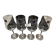 Lot 4 Crystal wine glasses from Sèvres, France.