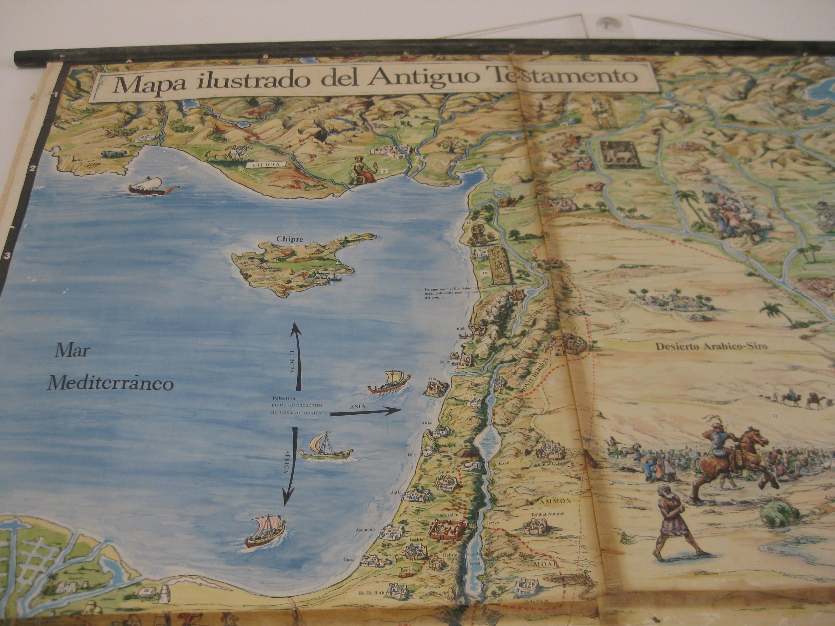 Palestine map 1960s